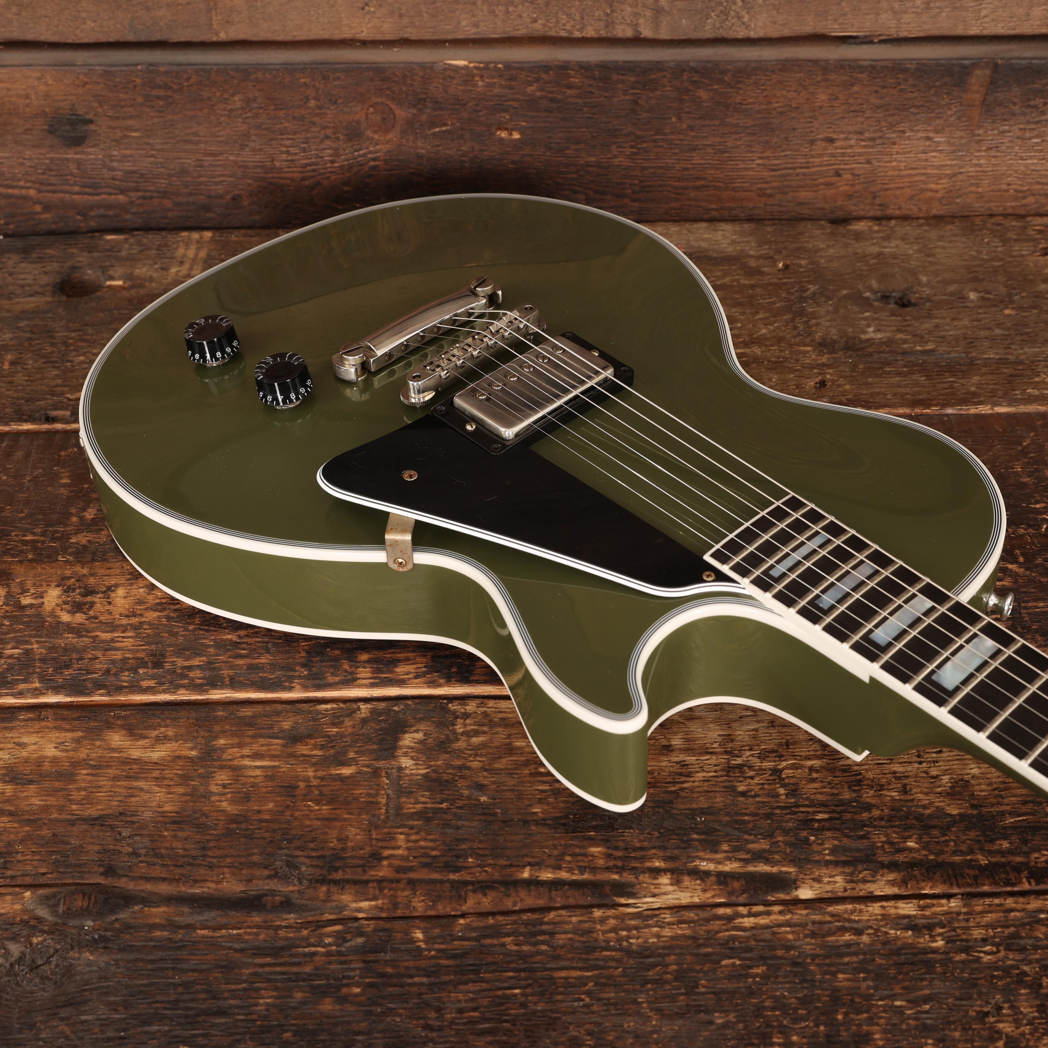 Gibson Custom Shop Les Paul Custom VOS in Olive Drab - Andertons